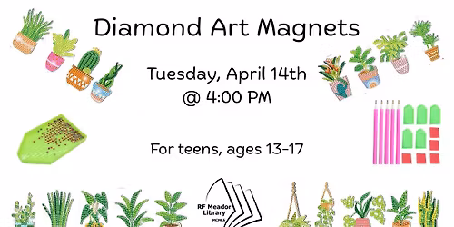 Meador Teen: Diamond Art Magnets