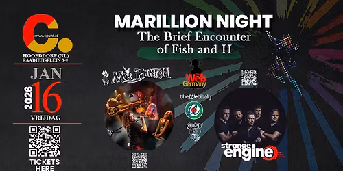 Mr. Punch & Strange Engine | Marillion Night | Poppodium | Cpunt