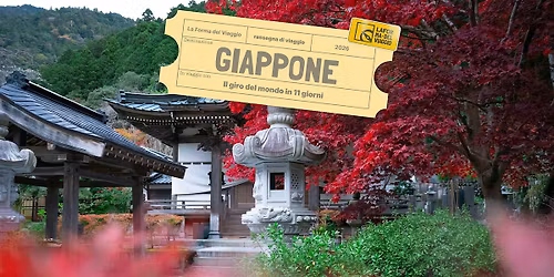 Rassegna di viaggio: ROSSO GIAPPONE.