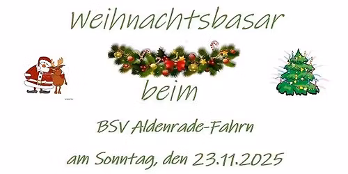 Weihnachtsbasar beim BSV 