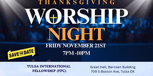 Community Thanksgiving Worship