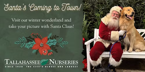 Santa Visits Tallahassee Nurseries!