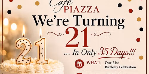Celebrating 21 Years On The Square!!! 