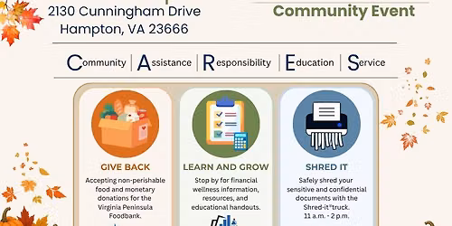Hampton Roads Educators Credit Union C.A.R.E.S. Community Event