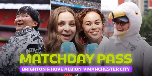 Brighton and Hove Albion vs Manchester City at American Express Community Stadium