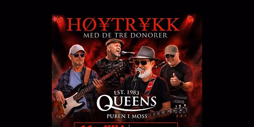 H\u00d8YTRYKK OG DE TRE DONORER P\u00c5 QUEENS PUB