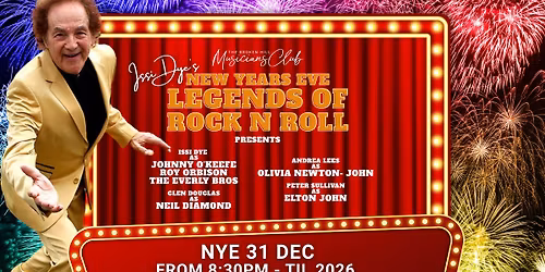 NYE | Legends of Rock N Roll Show | Musicians Club