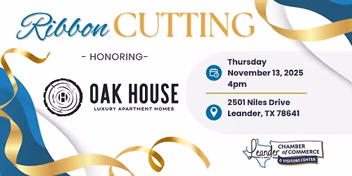 Ribbon Cutting: Oak House Luxury Apartment Homes