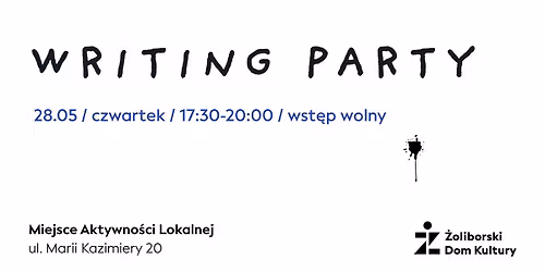Marymoncka Pracownia Tw\u00f3rcza: Writing Party