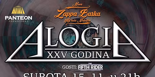 ALOGIA - XXV Godina - Zappa Barka  15.11.