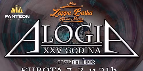 ALOGIA - XXV Godina - Zappa Barka  07.03.2026. 