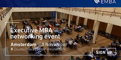 Premier Executive MBA Networking Event \u2013 Amsterdam