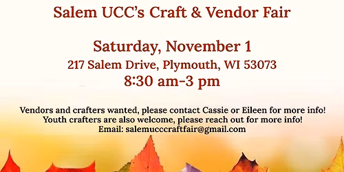 Craft & Vendor Fair (2nd Annual!)
