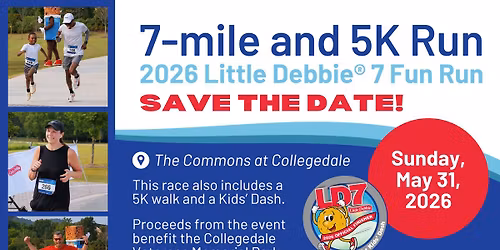 7-mile and 5K Run 2026 Little Debbie\u00ae 7 Fun Run