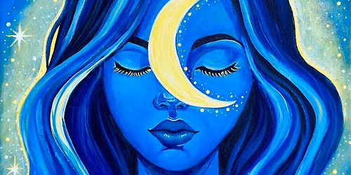 \ud83c\udf19 MOON GODDESS PAINT & SIP \u2728 Celebrating 7 Years of Social Arts WA