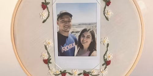  Polaroid Frame Embroidery Workshop 