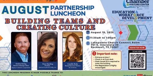 August Partnership Luncheon