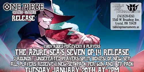 OPTCG Release: The Azure Sea's Seven OP14