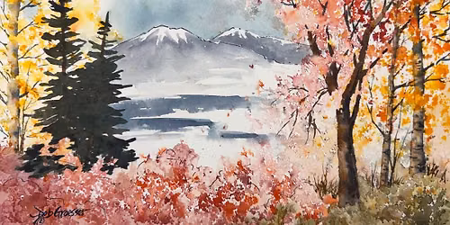 102 Watercolor Mountainscapes Art Class with Deb