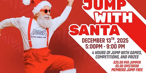 Jump with Santa at Altitude Trampoline Park