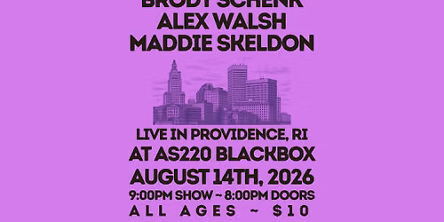 Brody Schenk ~ Providence, RI ~ The Everyday Magic Tour