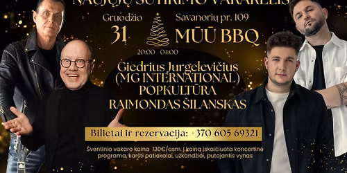 Nauj\u0173j\u0173 met\u0173 sutikimo vakar\u0117lis | M\u016a\u016a BBQ