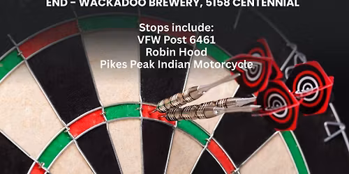 Dist 5 VFW  Warriors 21st Annual Spring Dart Run