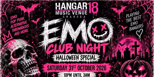 Halloween Emo Night Special - Saturday, 31st October
