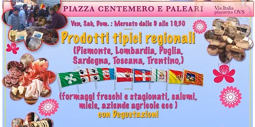 Monza - Centro - Sapori e colori di Primavera - Mercato prodotti tipici