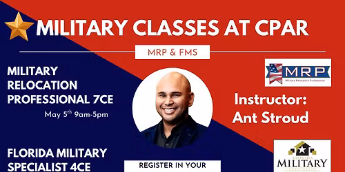 Military Relocation Professional & Florida Military Specialist Certification Classes