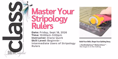 Master Your Stripology Rulers | Sept 18, 2026