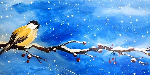 Mimosa Sunday! Sip & Paint 'Snowbirdee' with us!