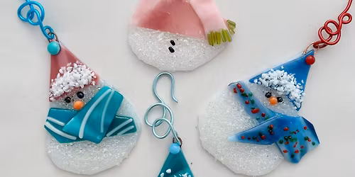 11\/1 Snow Gnome Fused Ornament Class