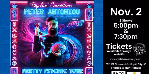 Peter Antoniou: "Psychic" Comedian