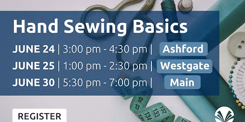 Hand Sewing Basics @ Westgate