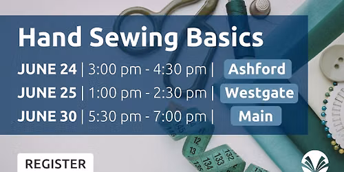 Hand Sewing Basics @ Westgate
