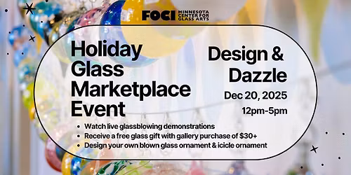 Design & Dazzle: Holiday Glass Marketplace 2025