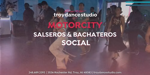 Motorcity Salseros & Bachateros : Gold Party