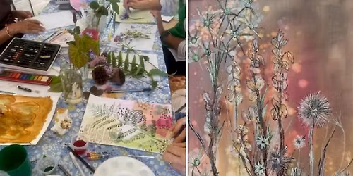 Mixed Media and Stitch Spring Workshop with artist Delny Fitrzyk: \u00a375