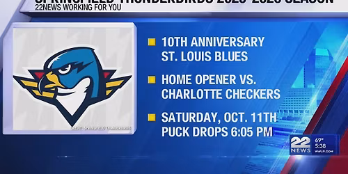 Charlotte Checkers vs. Springfield Thunderbirds