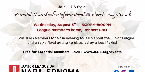 JLNS Informational & Floral Design Class
