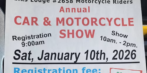 Elks #2658 Car and Bike show