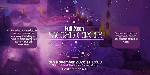 Full Moon Sacred Circle \ud83d\udc9c