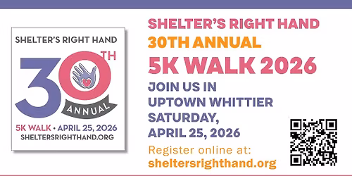 SHELTER'S RIGHT HAND 5K WALK
