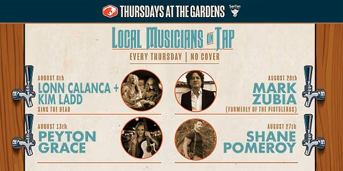 Local Musicians on Tap | Thursdays at SanTan Gardens | August