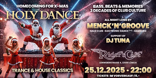 HOLY DANCE  3 Decades of Club Culture Trance & House Classic