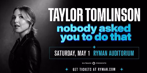 Taylor Tomlinson | Ryman Auditorium