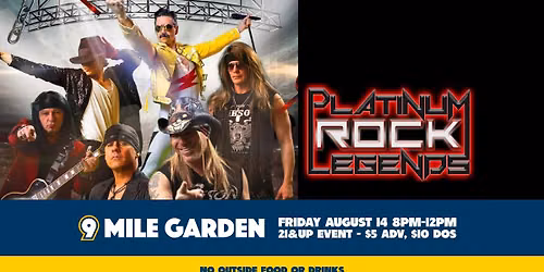 Platinum Rock Legends live @ 9 Mile Garden (21+ Show)
