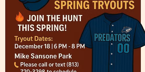 Predators Spring tryouts.  