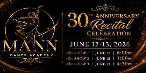 30th Anniversary Recital Celebration ~ Show 2